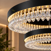 لوستر مدرن دیجی لایتینگ مدل نارسیس دو حلقه 40/20